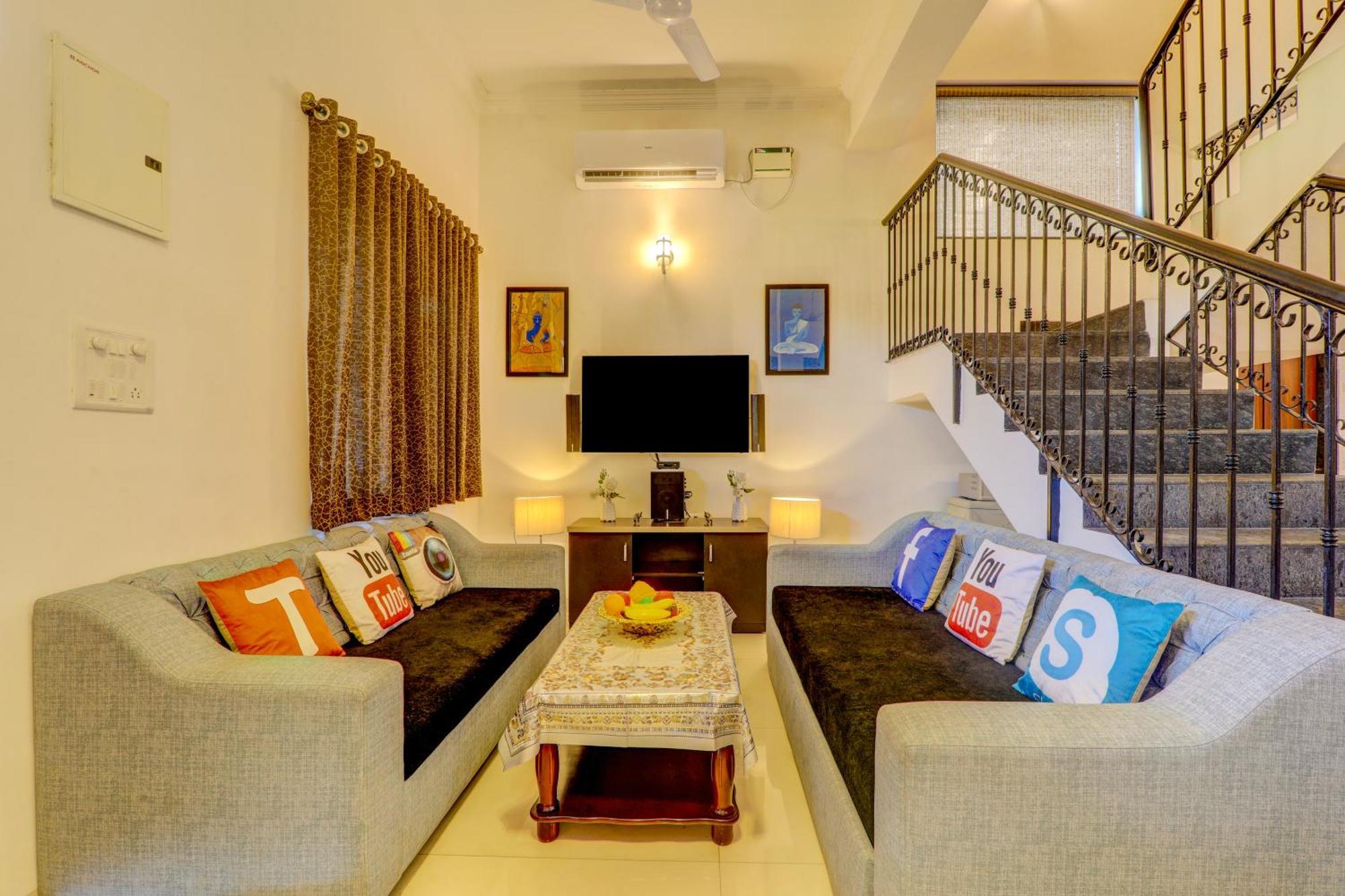 Ludo Private Pool Villa, Wifi-Caretaker-Parking, North Goa Baga Zewnętrze zdjęcie
